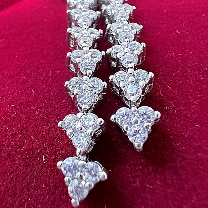 نیم ست نقره زنانه کد glsr-1077