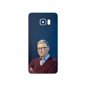 MAHOOT Bill Gates Cover Sticker for Samsung Galaxy S6 Edge Plus
