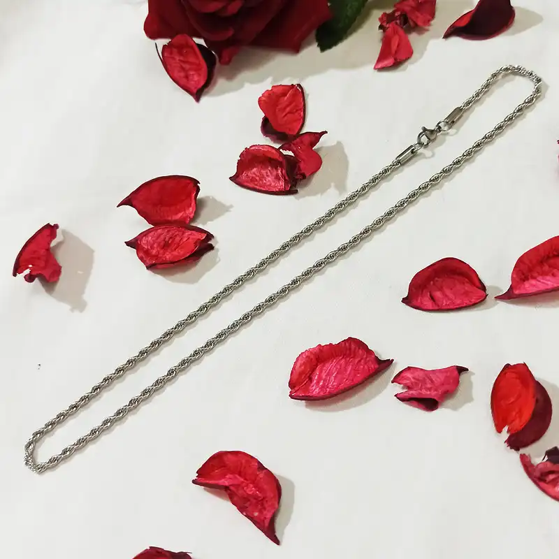 زنجیر مردانه سلین کالا مدل استیل کد ce-As13