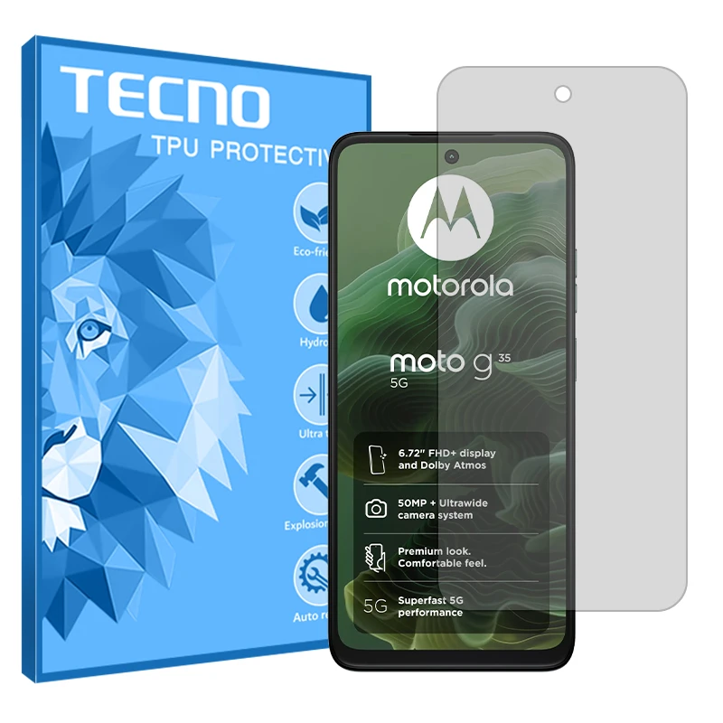 محافظ صفحه نمایش شفاف تکنو مدل Resistant مناسب برای گوشی موبایل موتورولا Moto G35