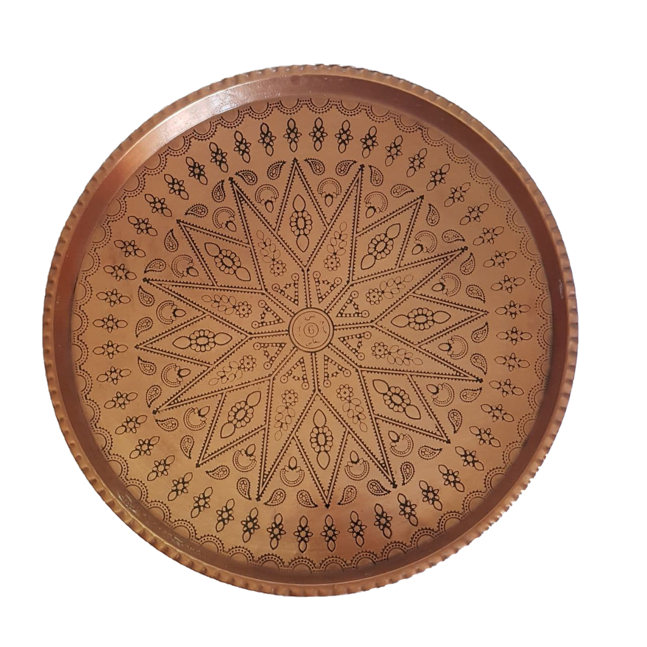 سینی  مسی مدل گرد کد 1