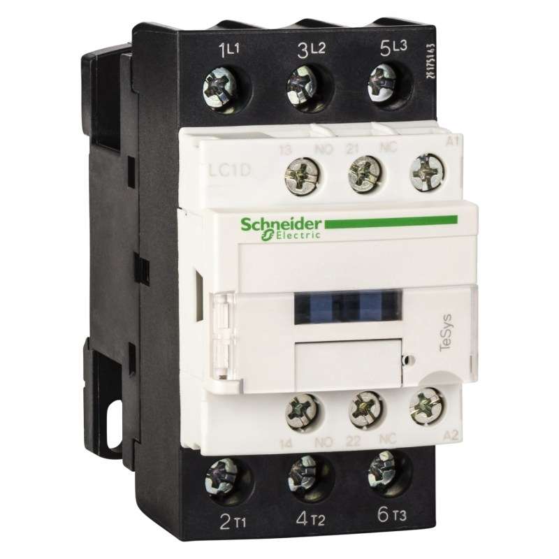 کنتاکتور 32 آمپر اشنایدر مدل LC1D32M7 کنتاکتور 32 آمپر اشنایدر مدل LC1D32M7