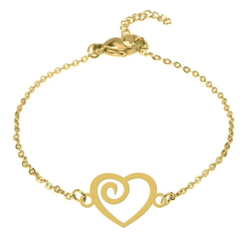 دستبند زنانه هایکا مدل قلب کد zdh39