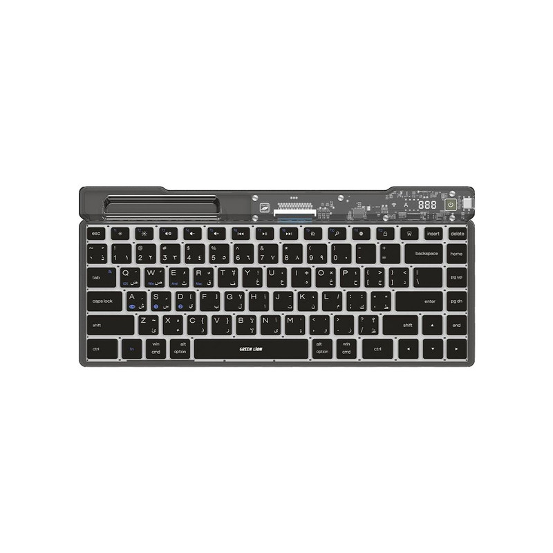 کیبورد گرین لاین مدل Transparent keyboard Scissor Foot Structure