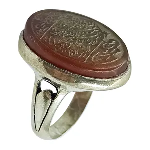 انگشتر نقره مردانه سلین کالا مدل عقیق کد ce-As152