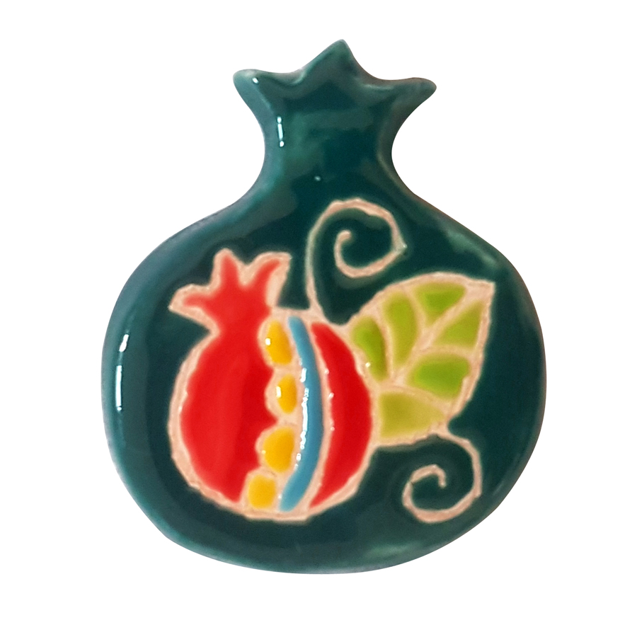 مگنت سفالی طرح انار کد YZ43
