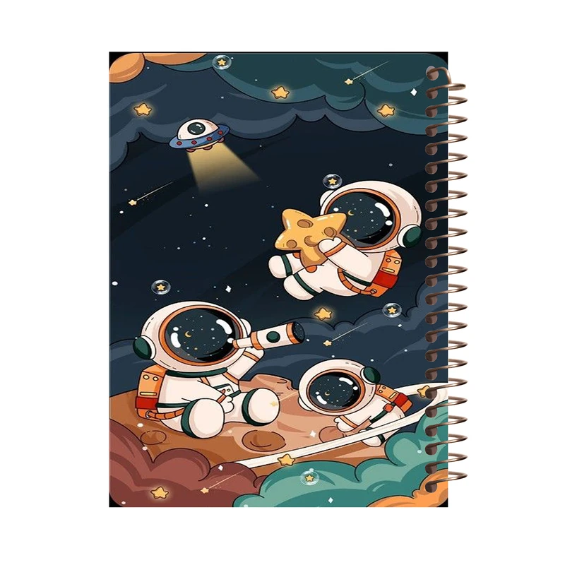 دفتر مشق 80 برگ طرح فضانورد کد J547