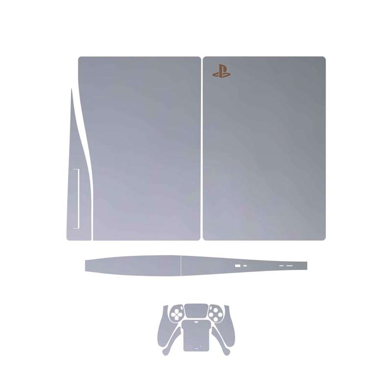 برچسب پوششی ماهوت مدل Matte-Silver مناسب برای کنسول بازی PS5