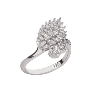 انگشتر نقره زنانه مدل 21007