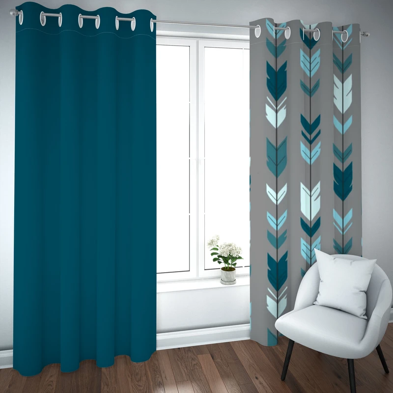 پرده مدل چاپی هازان سایز 300×150 سانتی متر 