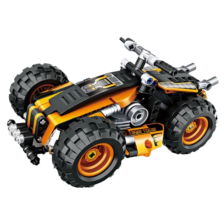 ساختنی 265 قطعه دکول مدل موتور چهار چرخ کد 3801 