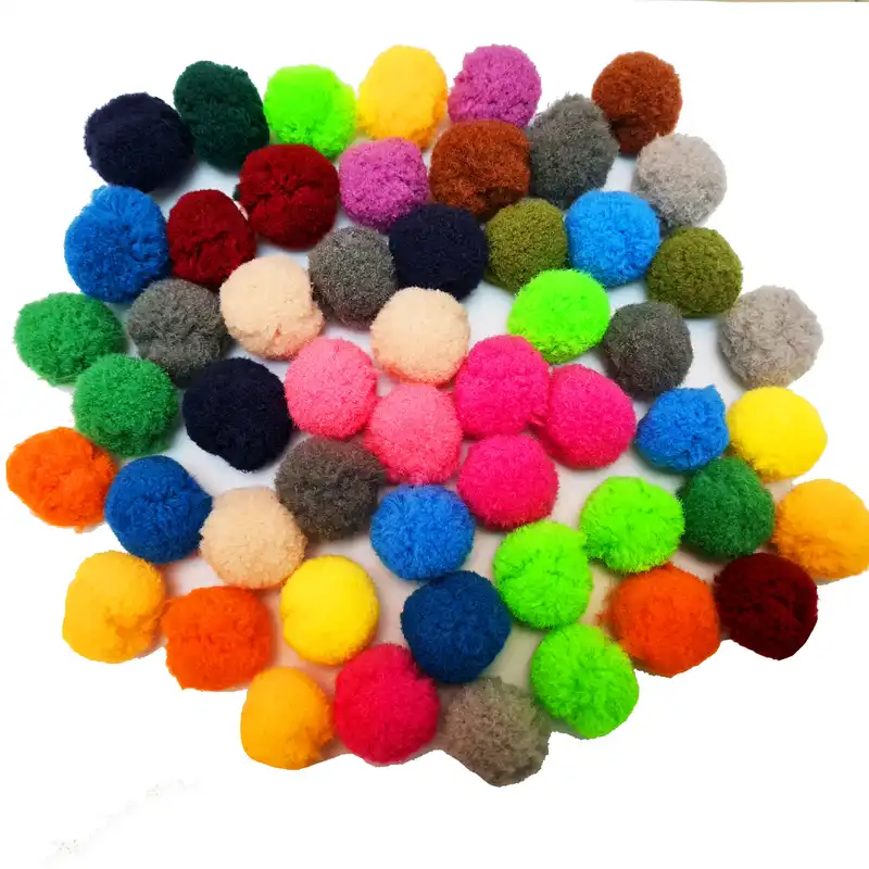 ملزومات عروسک سازی مدل توپک پوم پوم مجموعه 500 عددی