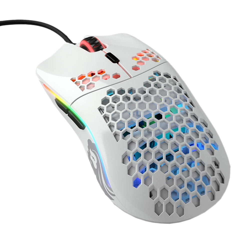 white rgb mouse pad