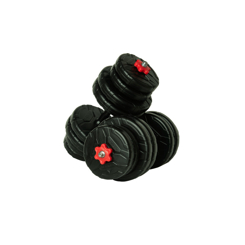 دمبل رادیس فیت مدل DVp-16-mix1 وزن 16 کیلوگرم بسته 2 عددی