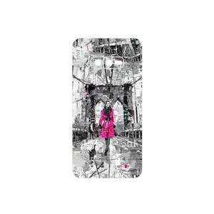 MAHOOT Collage of Catwalk Bridge Cover Sticker for Samsung Galaxy S10e