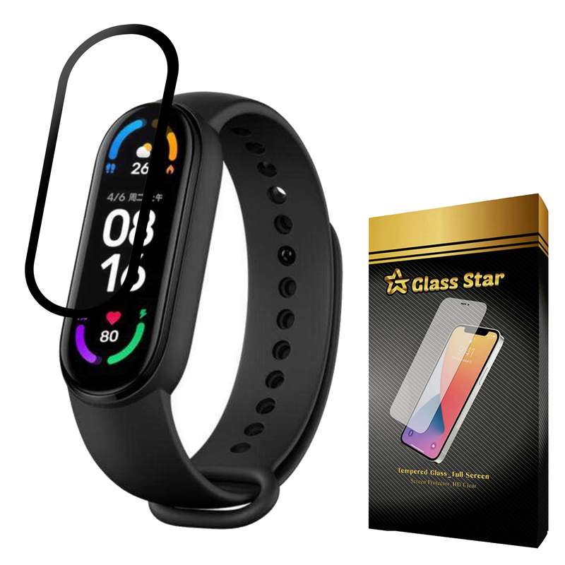 محافظ صفحه نمایش گلس استار مدل PMGA-Glass مناسب برای ساعت هوشمند شیائومی Mi Smart Band 6