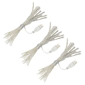 ریسه ال ای دی مدل سوزنی USB-RGB طول 3 متر بسته 3 عددی