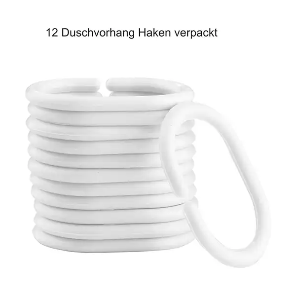 پرده حمام کلوفی مدل ‎SC-PS01 Grau سایز 180x180 سانتی متر