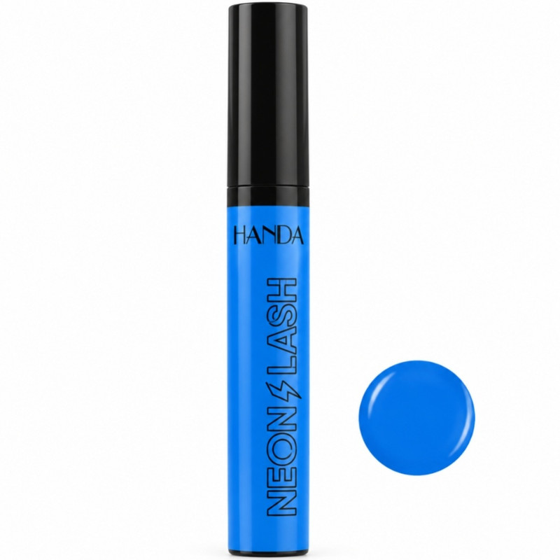 ریمل حجم دهنده وحالت دهنده ضد آب حندا مدل NEON&LASH رنگ آبی