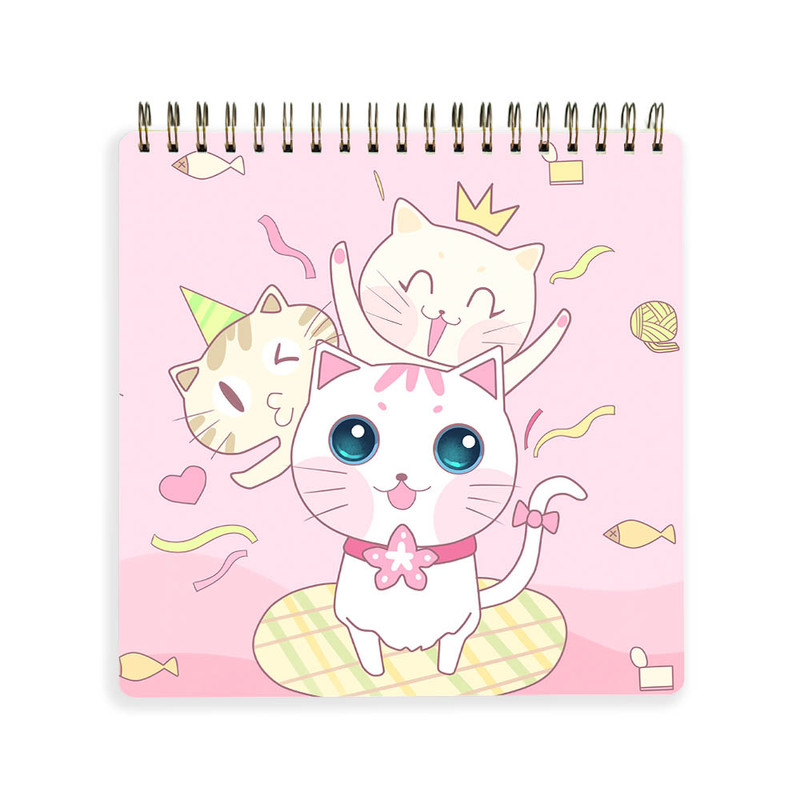 دفتر یادداشت باژیکان طرح گربه کد 20100016