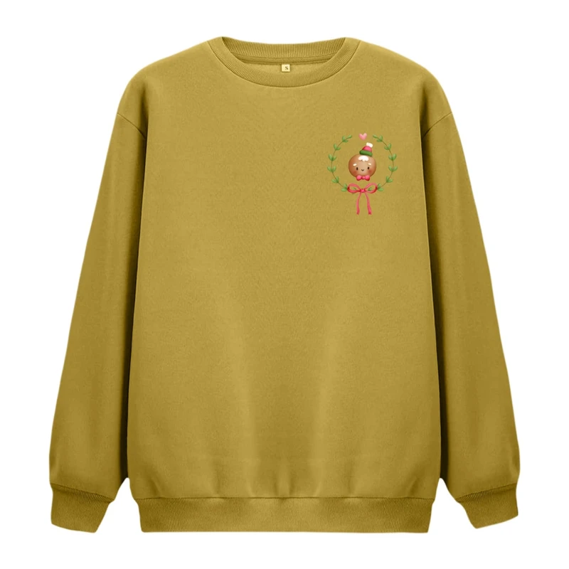 سویشرت زنانه مدل بیسکوییت کریسمس کد 4