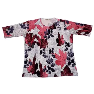 بلوز آستین کوتاه زنانه مدل کشی کد 256895