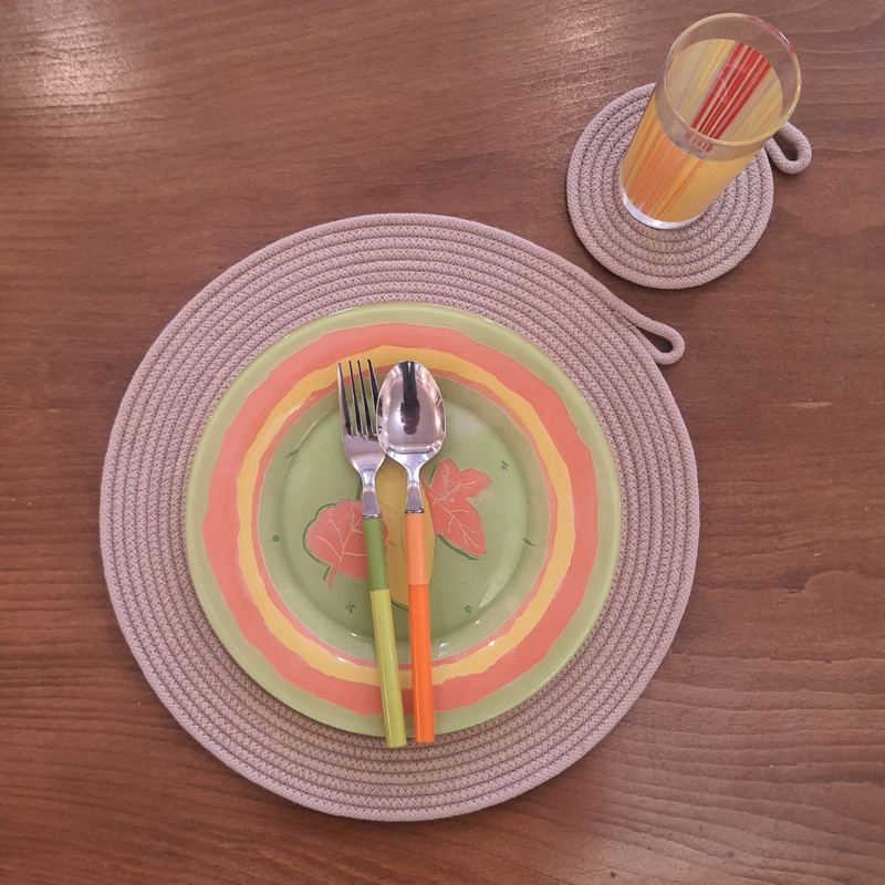 زیربشقابی و زیرلیوانی مدل B33 مجموعه 8 عددی