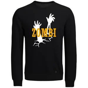 سویشرت مردانه 27 مدل ZOMBI کد V30 رنگ مشکی