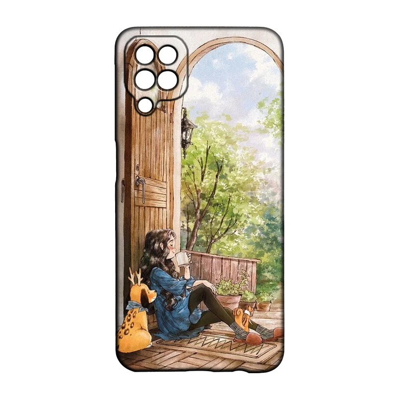 کاور طرح دخترانه کد 299 مناسب برای گوشی موبایل سامسونگ Galaxy A12 / M12 / F12