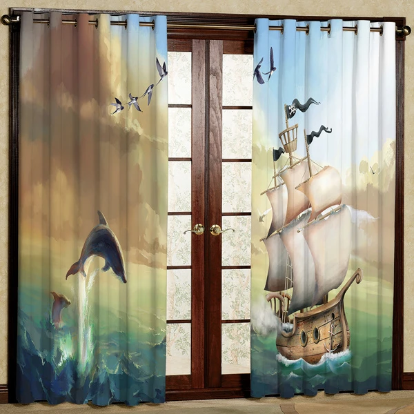 پرده مدل مخمل پانچی کد 6999 سایز 280x140 سانتی متر