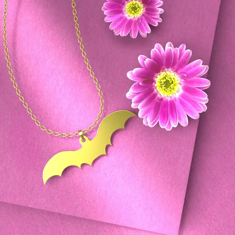 گردنبند طلا 18 عیار زنانه مدوپد مدل هالووین کد G3-1-1029