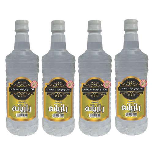 عرق رازیانه سنگین سعادت - 1 لیتر بسته 4 عددی