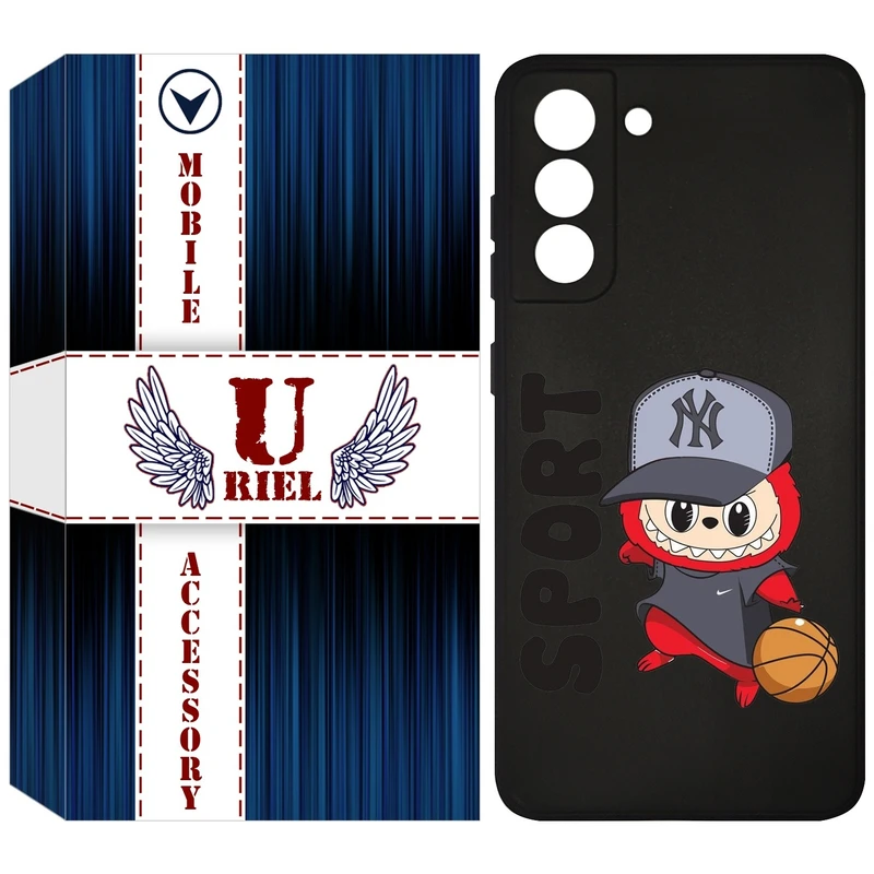 کاور یوریل قاب مدل KSH کد 148 طرح عروسک لبوبو مناسب برای گوشی موبایل سامسونگ Galaxy S21 FE 5G