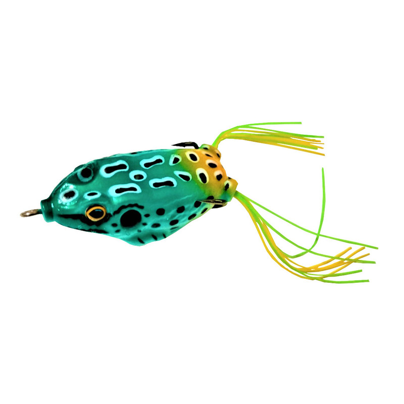 طعمه ماهیگیری مدل قورباغه ژله ای دم ریشی کد FOL-034