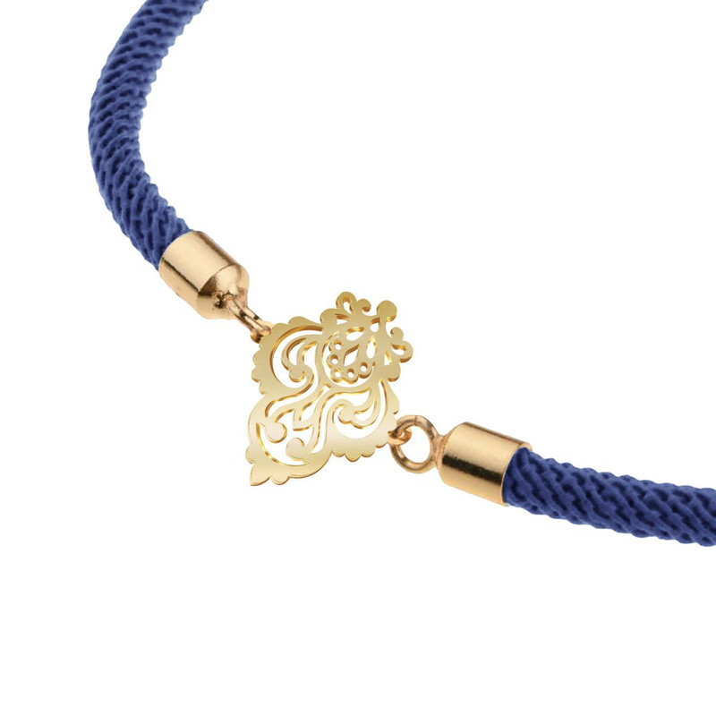 دستبند طلا 18 عیار زنانه مدوپد مدل اسلیمی کد D13-10670