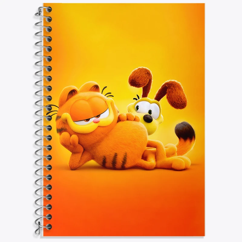 دفتر لغت 50 برگ خندالو طرح گارفیلد (Garfield) کد F6036