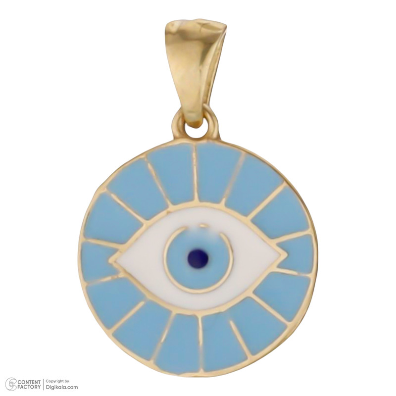 آویز گردنبند طلا 18 عیار دخترانه طلای مستجابی مدل 55105