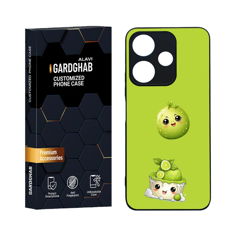 کاور گارد قاب علوی مدل دورژله ای مناسب برای گوشی موبایل شیائومی Redmi 13 4G / 5G