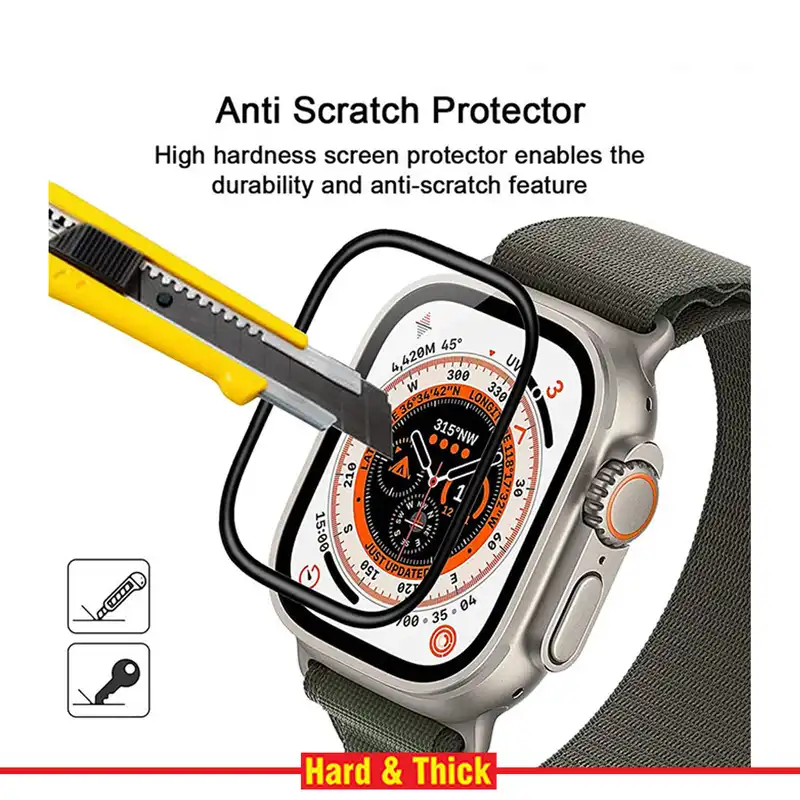 محافظ صفحه نمایش نانو هارد اند تیک مدل NHT مناسب برای ساعت هوشمند الترا S8 Ultra Max بسته دو عددی