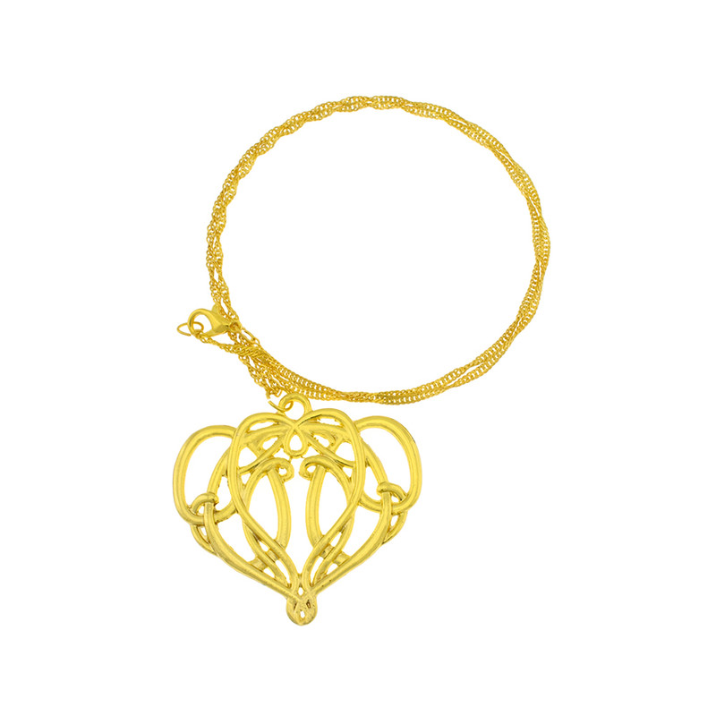 گردنبند زنانه برانت مدل الروند ارباب حلقه ها