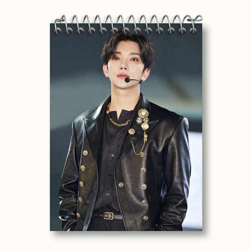 دفتر یادداشت 50 برگ خندالو مدل جاشوا گروه سونتین Seventeen کد 12501