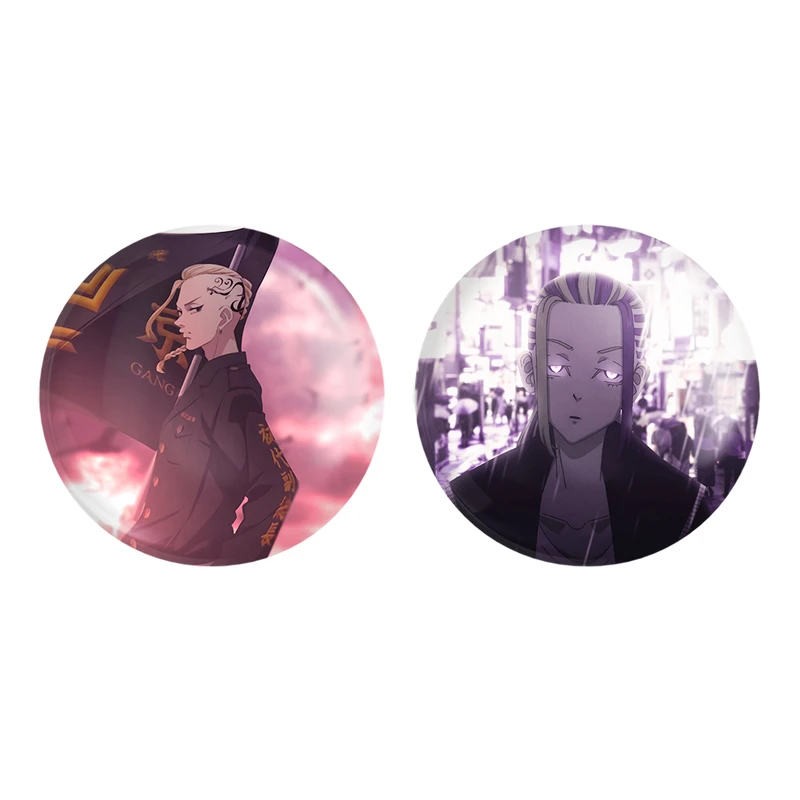 مگنت خندالو طرح دراکن و واکاسا انیمه توکیو ریونجرز کد 1115011149 مجموعه 2 عددی