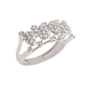 انگشتر نقره زنانه مدل 21679