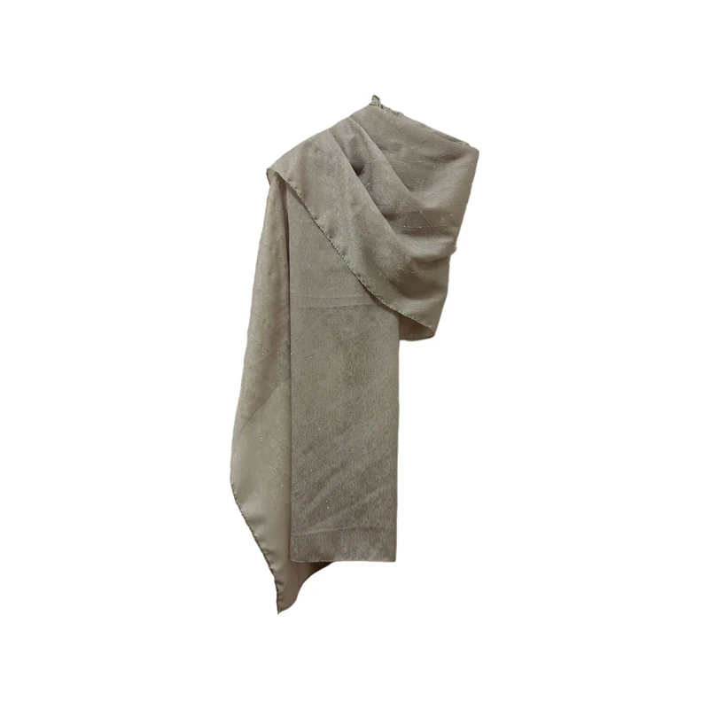 شال زنانه مدل مجلسی کریستال ابریشم نگین لوزی