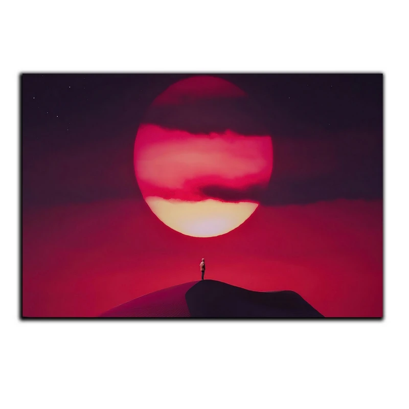 تابلو شاسی بکلیت طرح غروب آفتاب مدل SH-S5092