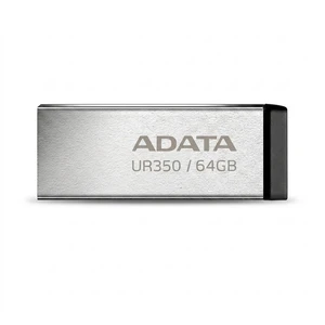 فلش مموری ای دیتا مدل ur350 ظرفیت 64 گیگابایت، رابط usb 3.2، سرعت خواندن 100 مگابایت بر ثانیه، مقاوم در برابر ضربه و سازگار با ویندوز و مک