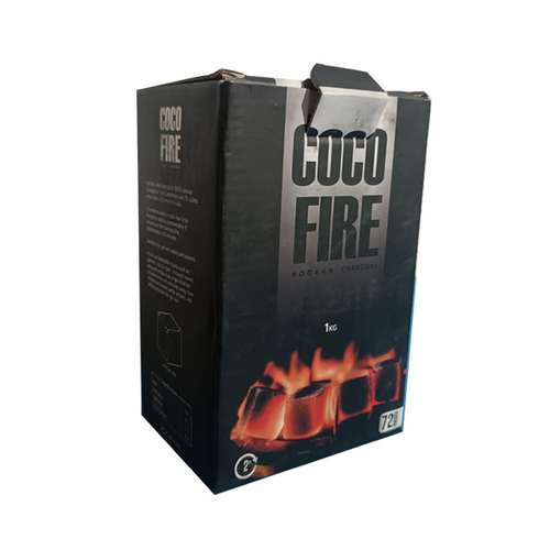 زغال کوکوفایر مدل نارگیل وزن 1000 گرم