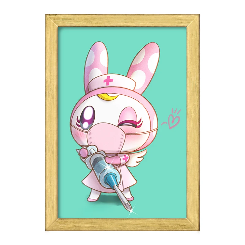 تابلو خندالو طرح بازی انیمال کراسینگ (Animal Crossing) کد 32632