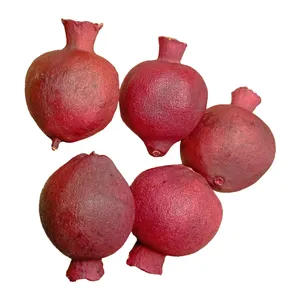 میوه تزیینی مدل انار مینیاتوری مجموعه 5 عددی