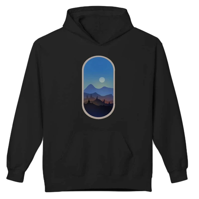 هودی مردانه پاد آفرین مدل اسپرت طرح طبیعت کد 0327